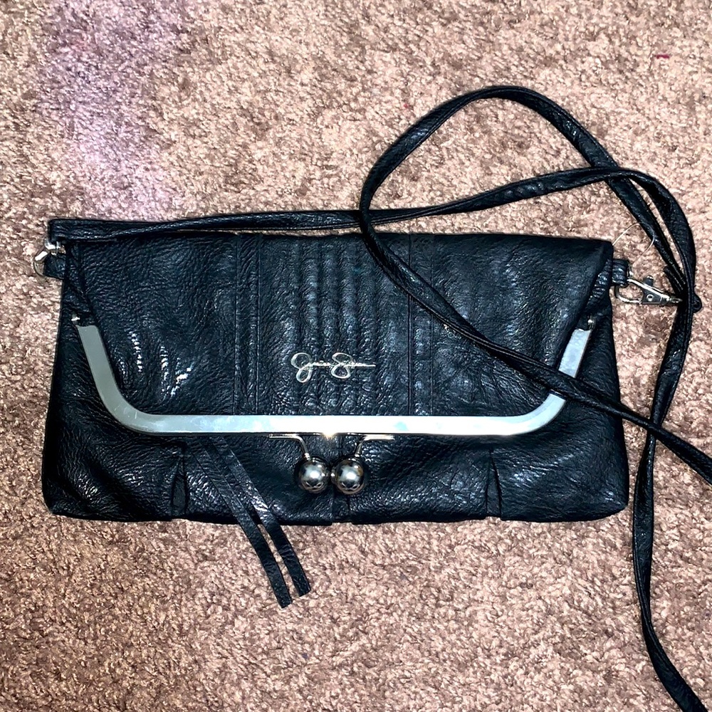 Jessica Simpson Leather Crossbody/Clutch